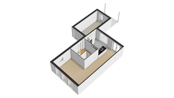 Floorplan - Het Baken 4, 8317 JB Kraggenburg